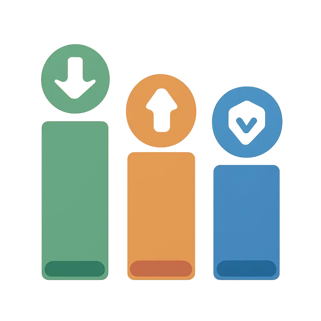 Infographic comparing options using coloured bars and, Plinko Game Deposits, Withdrawals and Limits