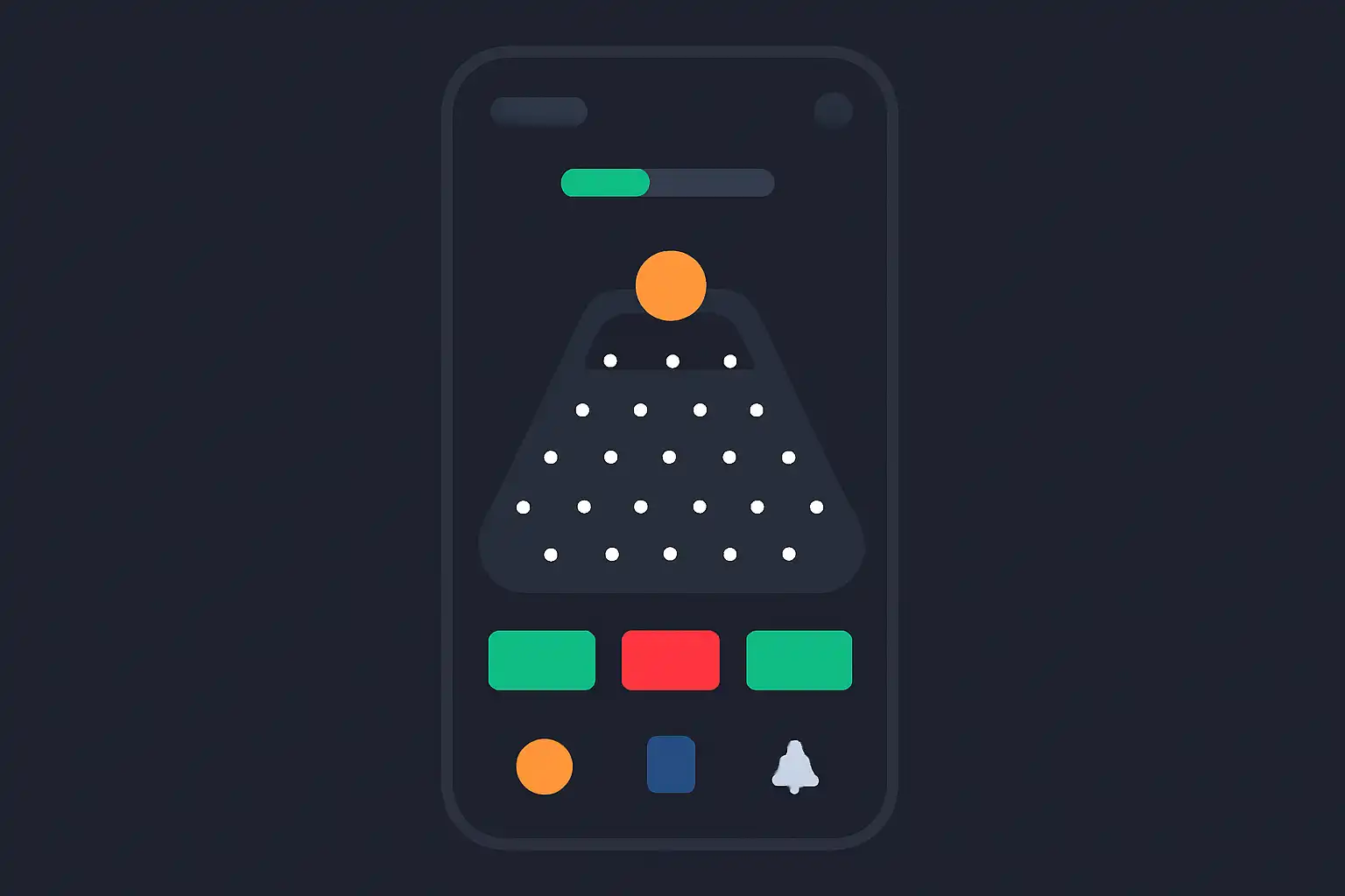 Detail screen: what to check first, mobile screen, Plinko Game